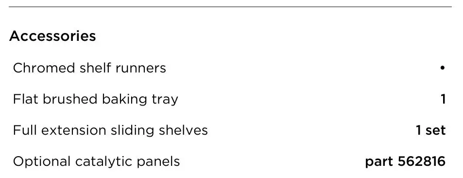 FISHER PAYKEL OB60SC6LEB1 60cm Built-In Oven - SPECIFICATIONS