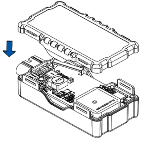 How To Insert Micro-sim Card And Connect The Battery illustration