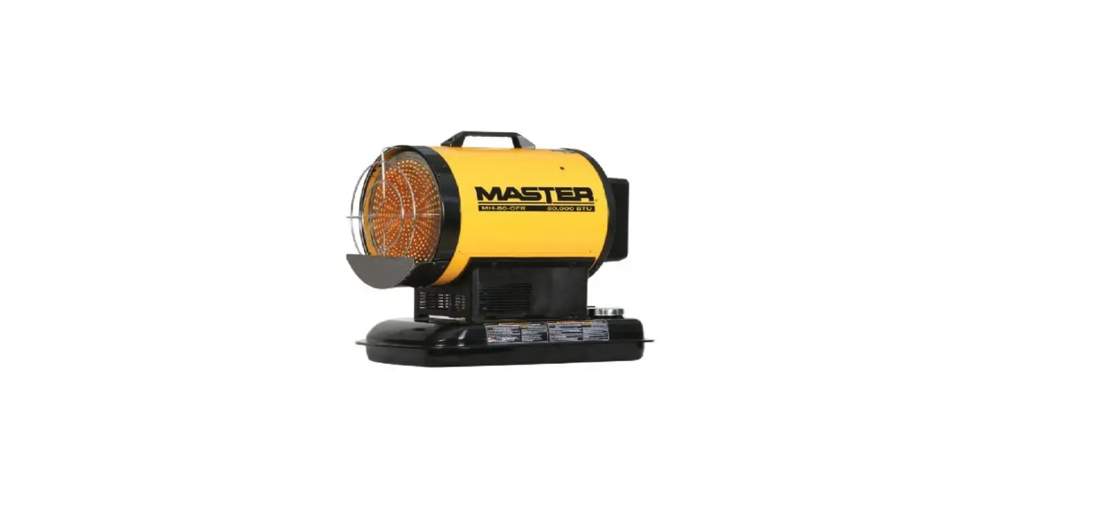 Master Kerosene Radiant Heater Mh-80-ofr User Manual