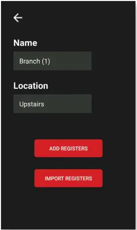 Dwyer SAH Series SMART Air Hood Balancing Instrument SMART Air Hood App Software - ADD REGISTERS 1