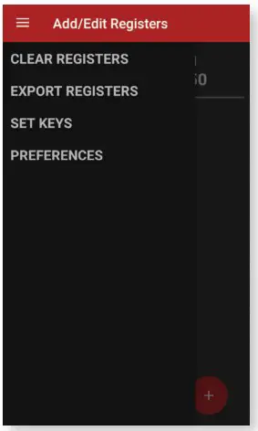 Dwyer SAH Series SMART Air Hood Balancing Instrument SMART Air Hood App Software - ADD REGISTERS 4