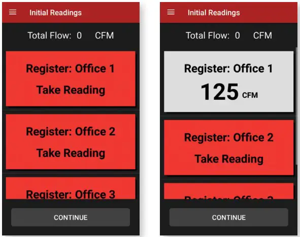 Dwyer SAH Series SMART Air Hood Balancing Instrument SMART Air Hood App Software - BALANCING PROCEDURE 1