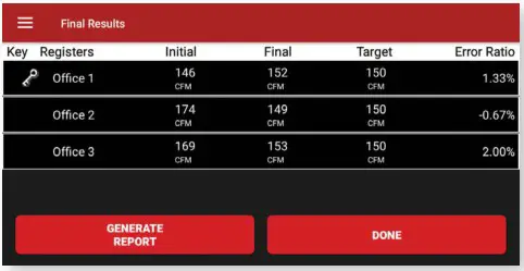 Dwyer SAH Series SMART Air Hood Balancing Instrument SMART Air Hood App Software - BALANCING PROCEDURE 8