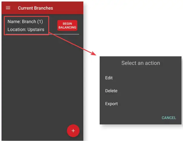 Dwyer SAH Series SMART Air Hood Balancing Instrument SMART Air Hood App Software - BRANCHES 3