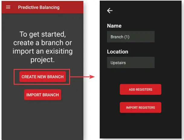 Dwyer SAH Series SMART Air Hood Balancing Instrument SMART Air Hood App Software - BRANCHES