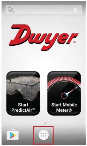 Dwyer SAH Series SMART Air Hood Balancing Instrument SMART Air Hood App Software - CONNECTING TO A WI-FI NETWORK 1