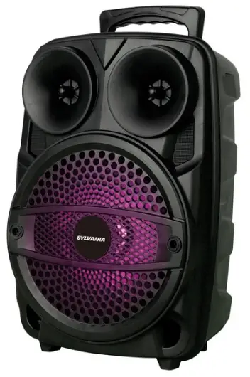 SYLVANIA SP740_VW Light Up Bluetooth Speaker