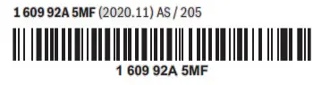 BOSCH GDS 18V-400 Professional Cordless Impact Wrench - bar code