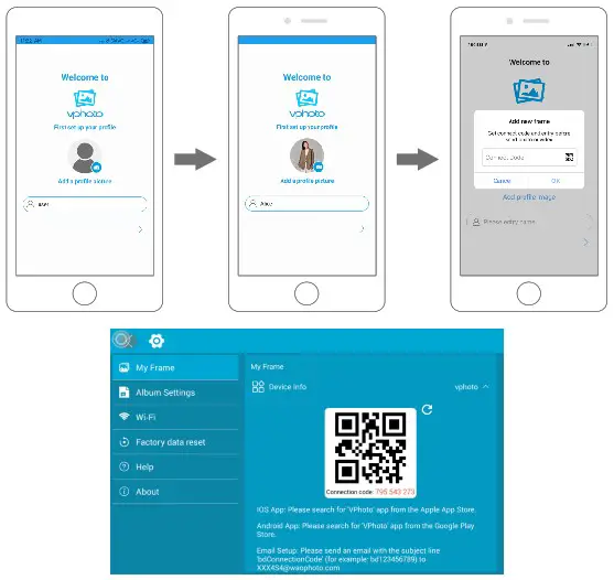 NexFoto NF W10C 10 1 Smart Digital Picture Frame - UPLOADING PHOTOS AND VIDEOS 2