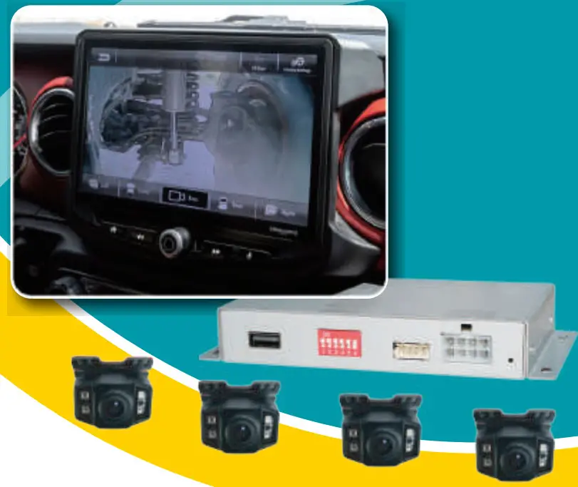 ECHOMASTER EMUBCAMKIT Universal Quad View Camera Kit