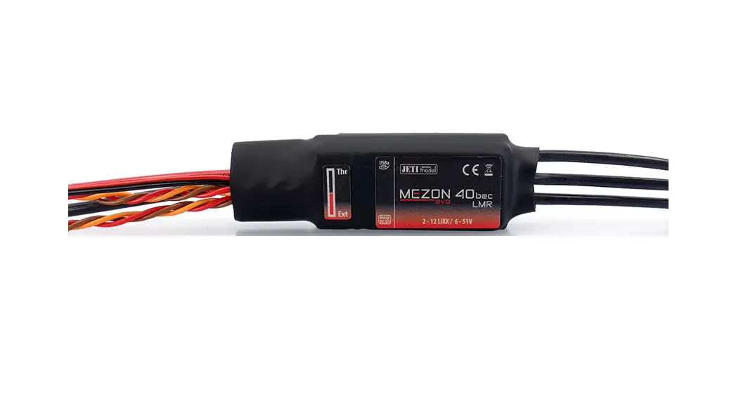 Jeti Mezon-evo Electronic Speed Controller For Bldc Motor User Manual Jeti Mezon-evo Electronic Speed Controller For Bldc Motor User Manual