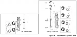 Jandy-R0442200-Slide-Valve-Replacement-Kits-Slide-Valve-Exploded-View
