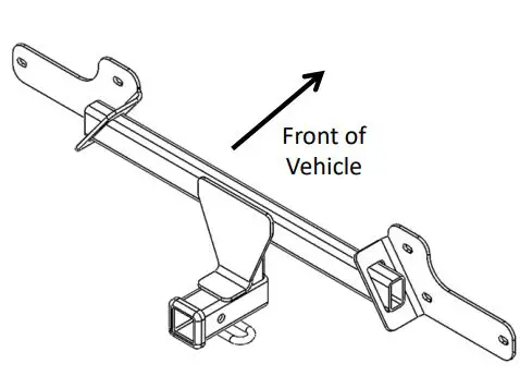 HORIZON GLOBAL CQT76589 Trailer Hitch Class III Instruction Manual - Hitch Illustration