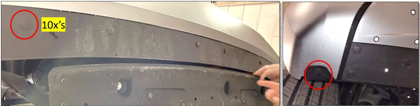 HORIZON GLOBAL CQT76589 Trailer Hitch Class III Instruction Manual - Remove Fascia