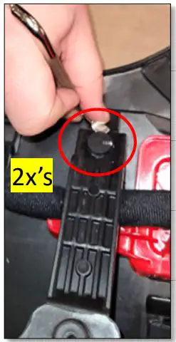 HORIZON GLOBAL CQT76589 Trailer Hitch Class III Instruction Manual - Using flat head screwdriver, remove (2) plastic rivets from bumper beam