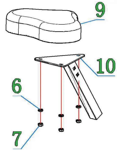 maxcare MAX-J02QB917G Exercise Bike fig 12