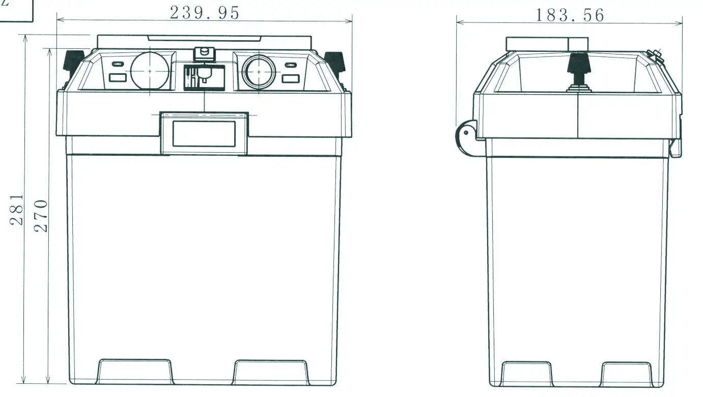 ATEM POWER AP VABB 007A Battery Box - DIMENSION 1
