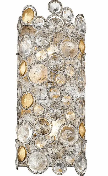 TREND-LIGHTING-TW40005ASL-Vitozzi-Antique-Silver-Leaf-18-Light-Sconce