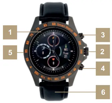 GARETT 5903991665607 Smartwatch Men Style - FIGURE 1