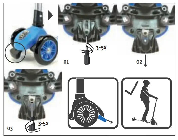 SCOOT AND RIDE Highwaykick 3 Scooter with LED Wheels-fig5