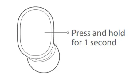 XIAOMI TWSEJ04LS True Wireless Earbuds Basic - Function3