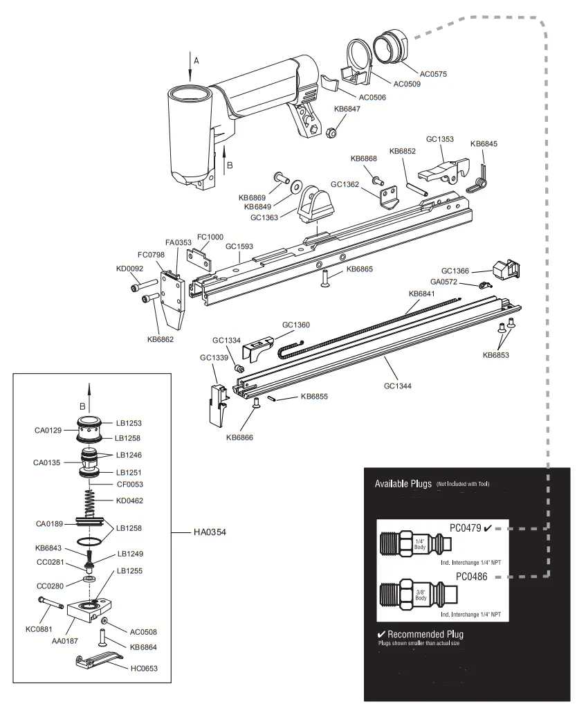 SENCO DFPXP 20 Ga 1 2 Inch Crown Clinching Stapler-fig2
