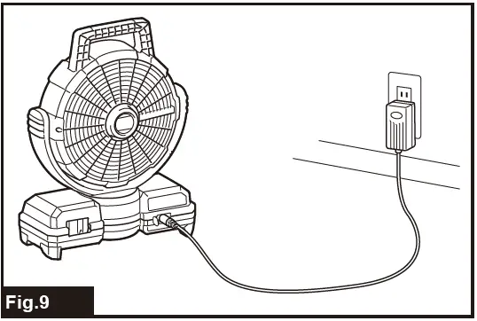 makita DCF203 Cordless Fan fig-11