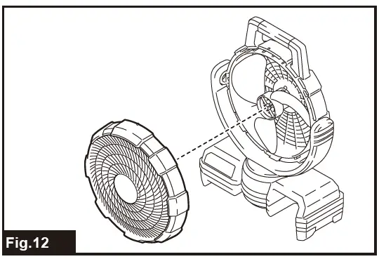 makita DCF203 Cordless Fan fig-14