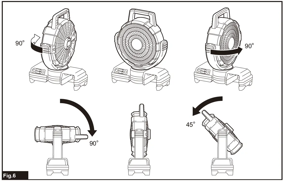 makita DCF203 Cordless Fan fig-8