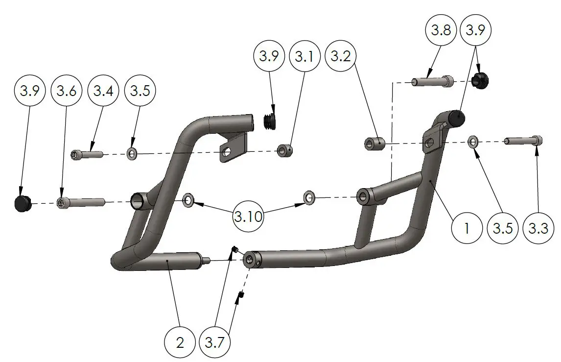 ZIEGER-10005243-Crash-Bar-Kit-FIG-2