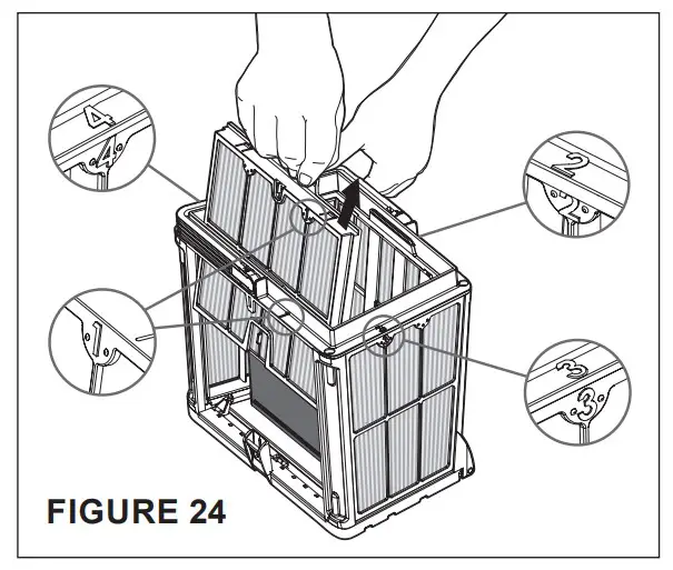Cleaning the Filter Screens