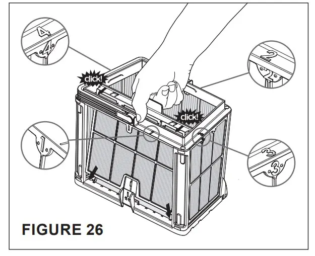 Cleaning the Filter Screens