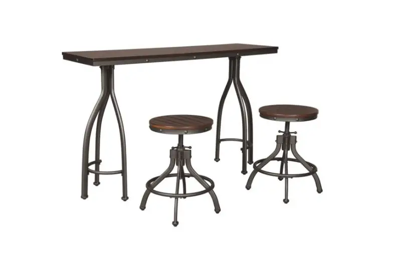 Ashley D284113 Odium Rectangular Drm Counter Table Set Instruction Manual