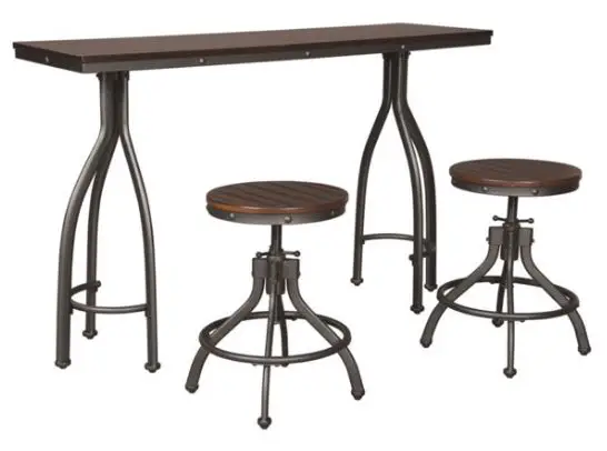 ASHLEY D284113 Odium Rectangular Drm Counter Table Set-product