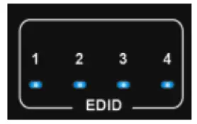 gofanco B08YMMD72H 4x2 HDMI 2.0 Matrix -- Indicator