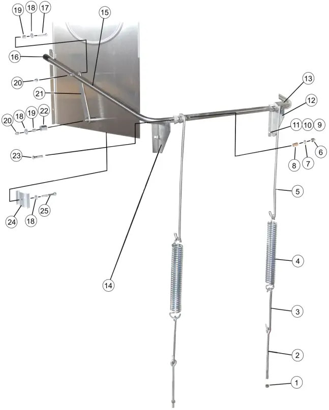 067-1000 Door Actuator Assembly