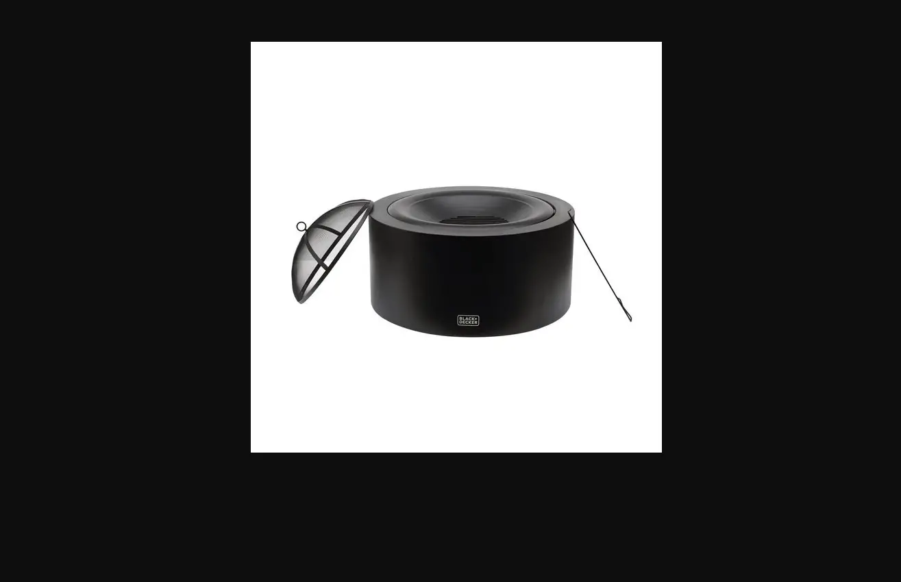 Black Decker Bd17209 Wood Burning Firepit Instruction Manual Black Decker Bd17209 Wood Burning Firepit Instruction Manual