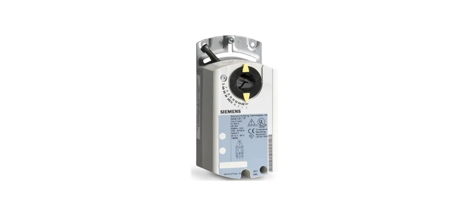 Siemens Gde131.1u Openair Electronic Damper Actuator Gde/glb Rotary Non-spring Return Instruction Manual Siemens Gde131.1u Openair Electronic Damper Actuator Gde/glb Rotary Non-spring Return Instruction Manual