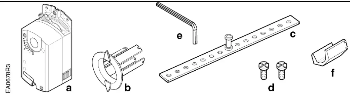SIEMENS-GDE131-1U-OpenAir-Electronic-Damper-Actuator-GDE-GLB-Rotary-Non-spring-Return-fig-1