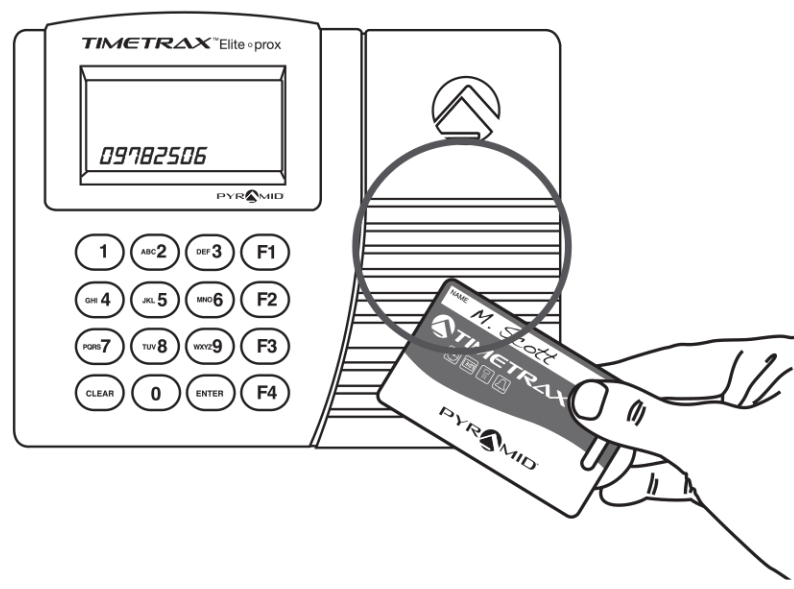 TIMETRAX Elite Prox Proximity Time Clock Terminal - fig 6