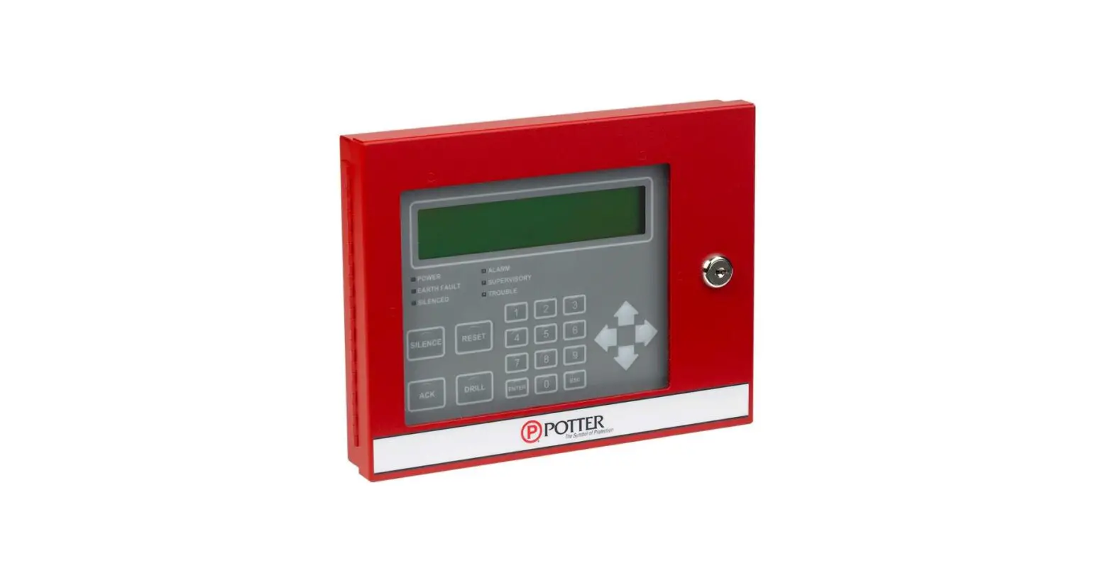 Potter Ra-6500 Lcd Annunciator Owner's Manual