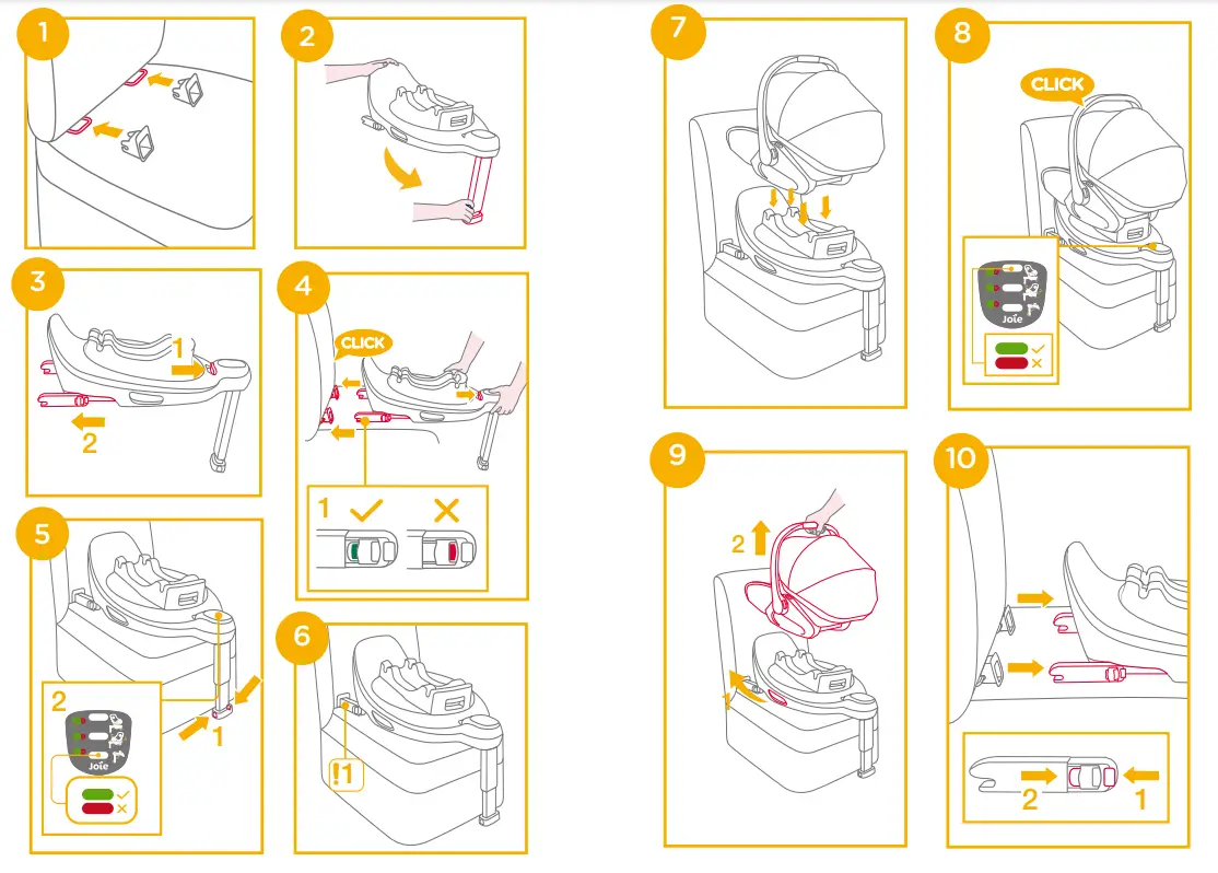 joie i-Level Recline Enhanced Child Restraint - Fig 1