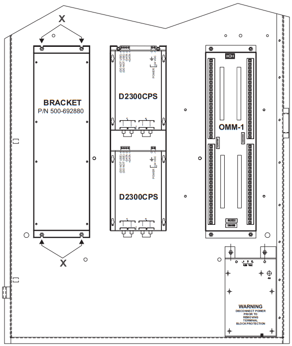 SIEMENS D2300CPS Multi Mode 850nm Fiber Optic Interface - Mounting