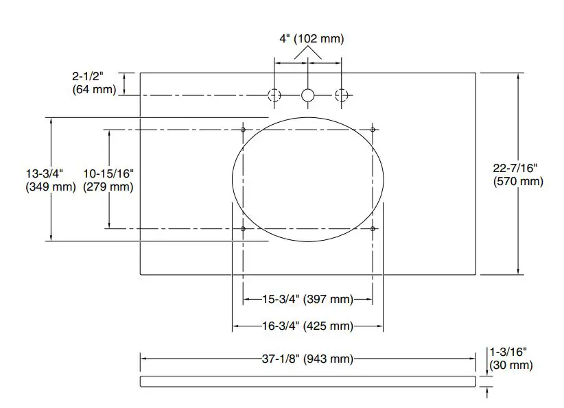 KOHLER-K-28251-Silestone-37-Inch-Quartz-Vanity-Top-With-Oval-Cutout-FIG-3