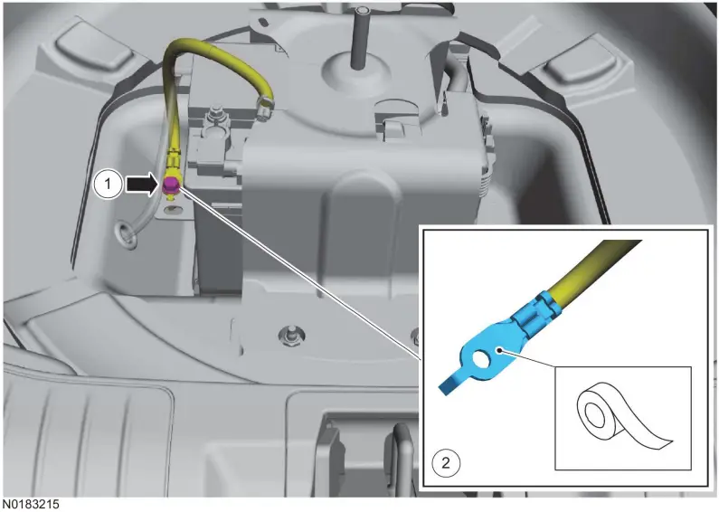 Ford 2020-2023 Escape Hybrid HV Battery Removal A10