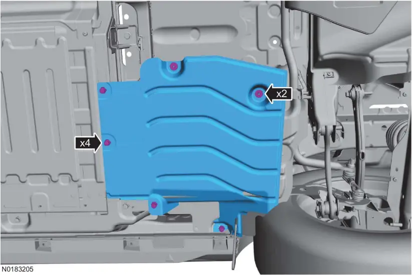 Ford 2020-2023 Escape Hybrid HV Battery Removal A22