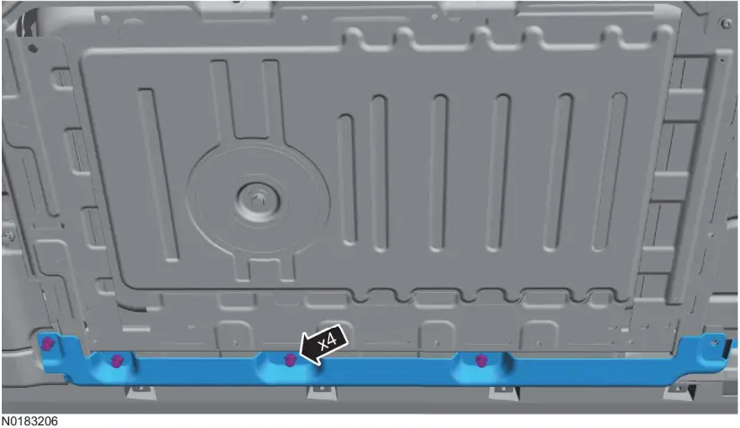 Ford 2020-2023 Escape Hybrid HV Battery Removal A23