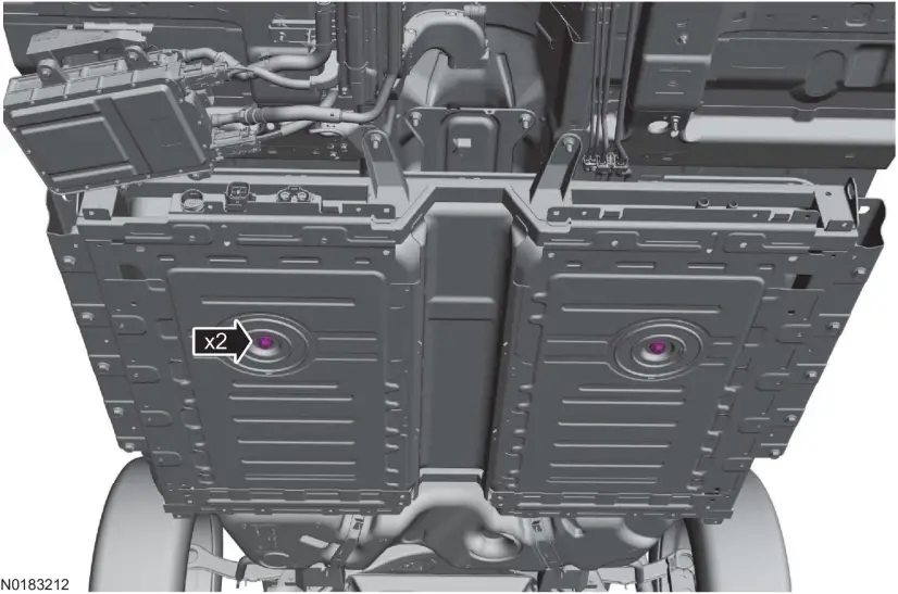 Ford 2020-2023 Escape Hybrid HV Battery Removal A28