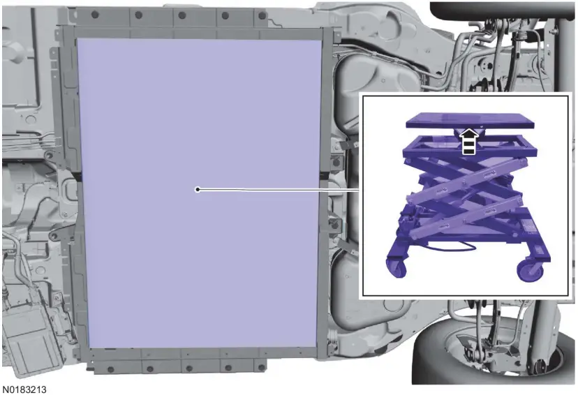 Ford 2020-2023 Escape Hybrid HV Battery Removal A29