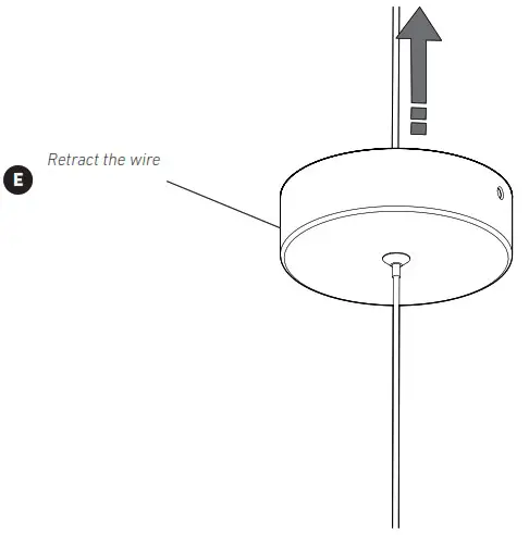 artika PDT1-CG-HD2BG Champagne Globe 1 Light LED Pendant - HEIGHT ADJUSTMENT 1